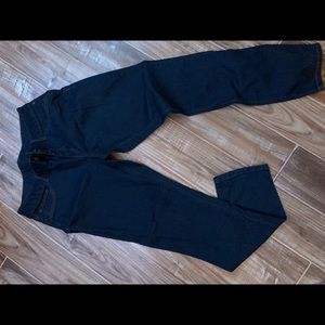 dark blue plain  denim jeans